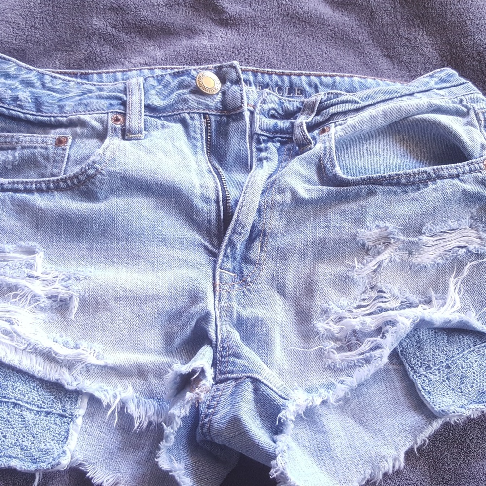 Distressed American Eagle Shorts
